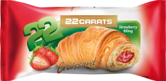 22 Carats croissant eper krémmel töltve 52g