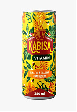 Kabisa vitaminital ginseng és guarana 250ml